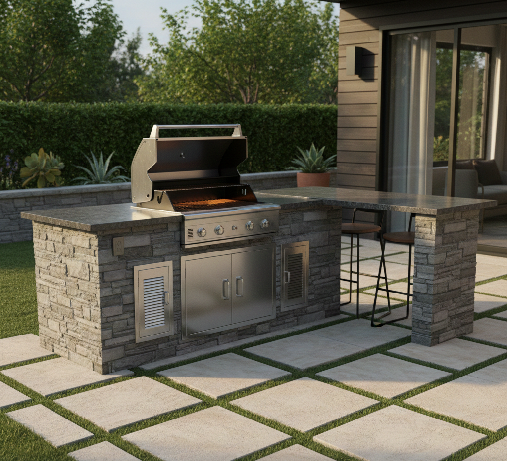 Small Backyard Outdoor Kitchens