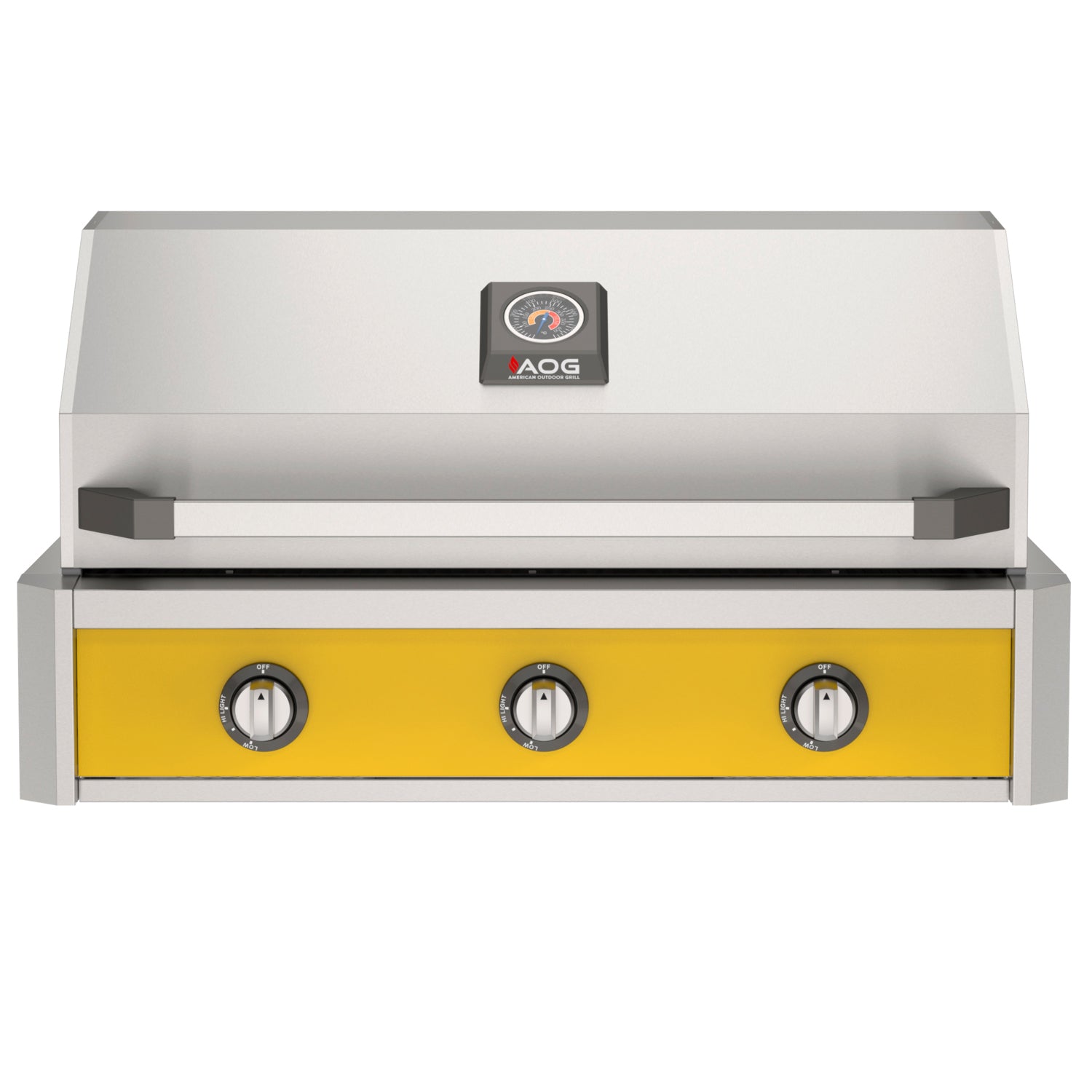 AOG 36" T-Series built-in gas grill - Yellow