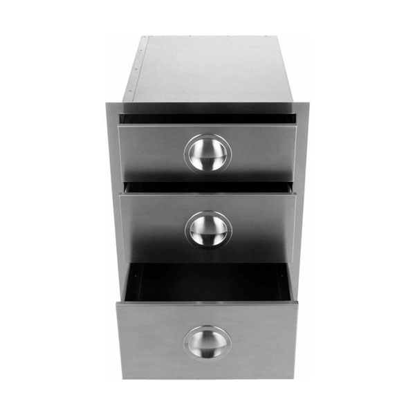 Slimline Triple Drawer - AHT-B3D - BackyardPatioOasis