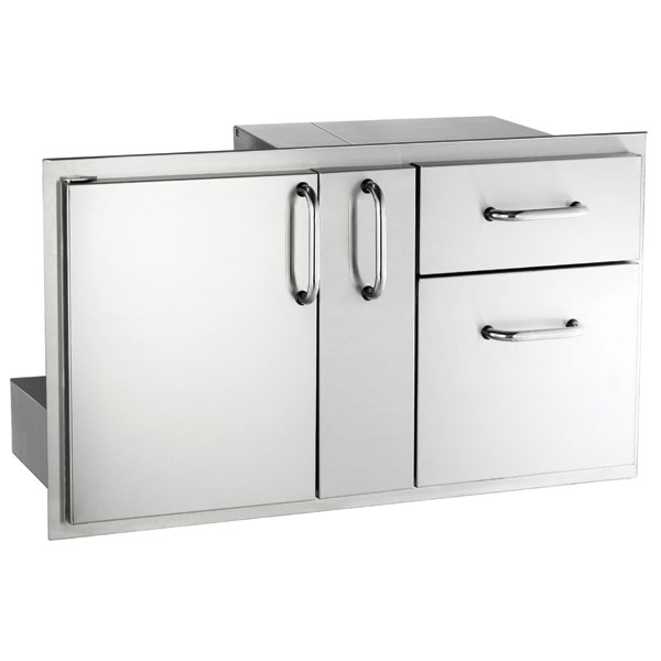 AOG 36-Inch Door/Double Drawer Combo with Platter Storage