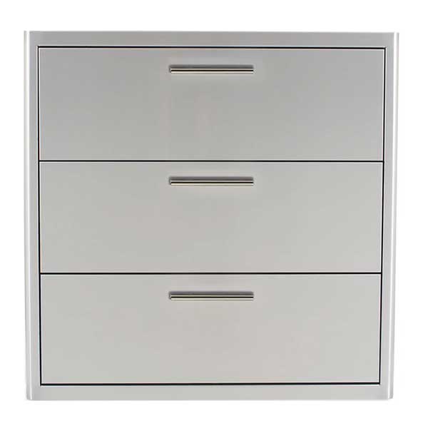 Blaze 30-Inch Stainless Steel Triple Access Drawer