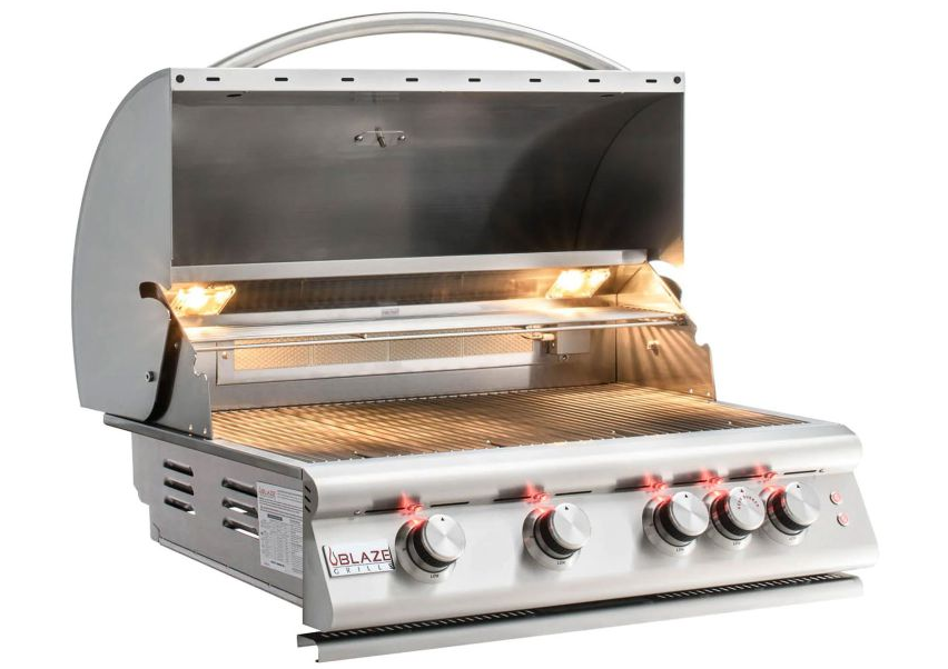 Blaze Marine Grade 316L 4-Burner Premium LTE - BLZ-4LTE2MG - BackyardPatioOasis