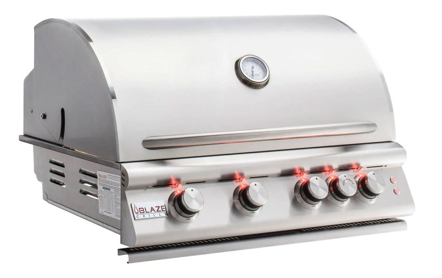 Blaze Marine Grade 316L 4-Burner Premium LTE - BLZ-4LTE2MG - BackyardPatioOasis