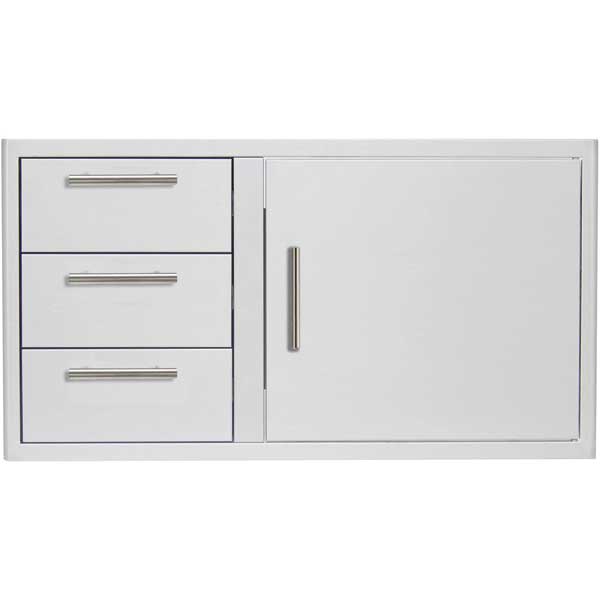 Blaze 39-Inch Stainless Steel Access Door & Triple Drawer Combo