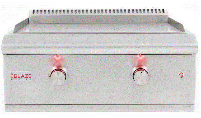 Blaze LTE 40-Inch PRO Built-in Gas Griddle - BLZ-GRIDDLE-40 - BackyardPatioOasis