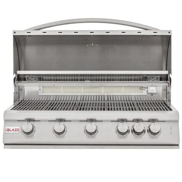 Blaze 40-Inch LTE 5-Burner Grill with Lighting System & Rear Burner - BLZ-5LTE2 - BackyardPatioOasis