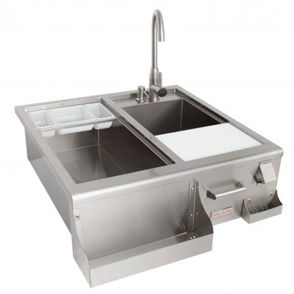 Blaze 30-Inch Beverage Center - BLZ-30CKT-SNK - BackyardPatioOasis