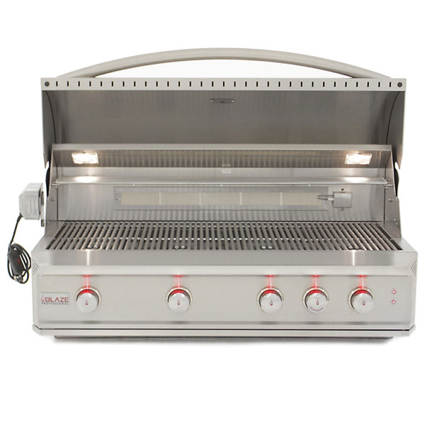 Blaze Professional 44-Inch 4-Burner Grill With Rear Infrared Burner - BackyardPatioOasis
