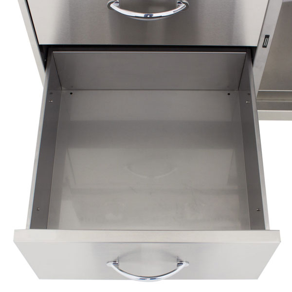 Blaze Professional 44-Inch 4-Burner Grill Cart With Rear Infrared Burner - BackyardPatioOasis