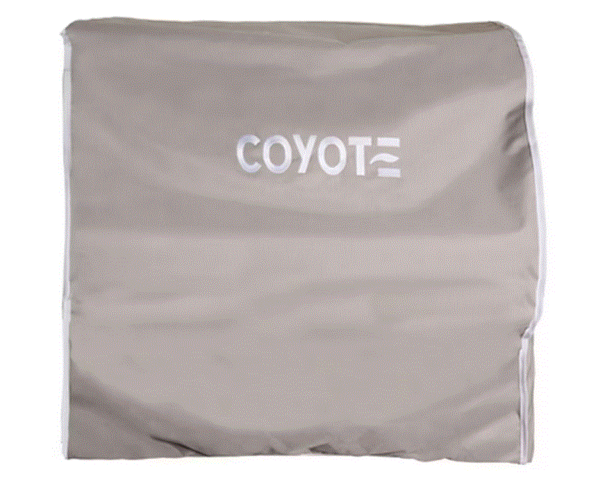 Coyote Grill Cover for Built In Hybrid Grill - Light Grey - CCVR50-BIG - BackyardPatioOasis