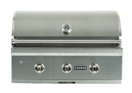 Coyote C-Series 34-in 3-Burner Built-In Grill - C3C34 - BackyardPatioOasis