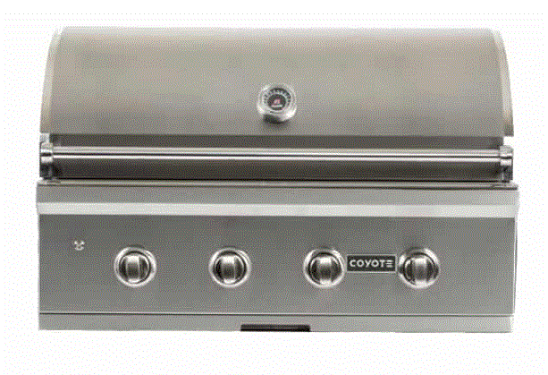 Coyote 42" C-Series 4-Burner Gas Grill - C3C42 - BackyardPatioOasis