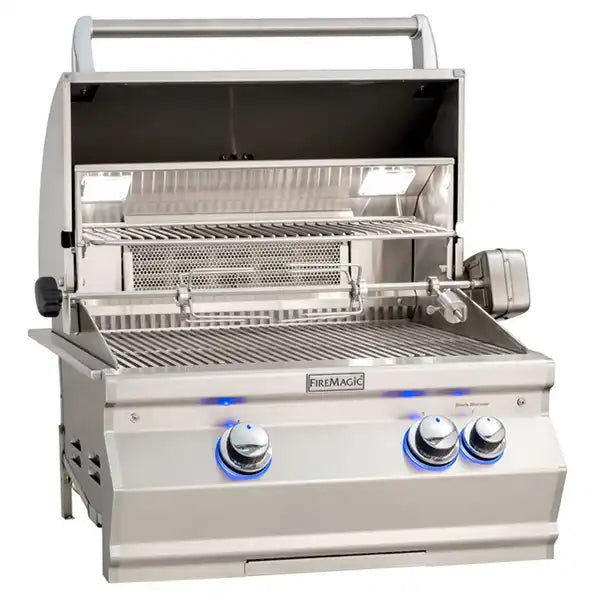Fire Magic Aurora A430i Built-In Gas Grill Open