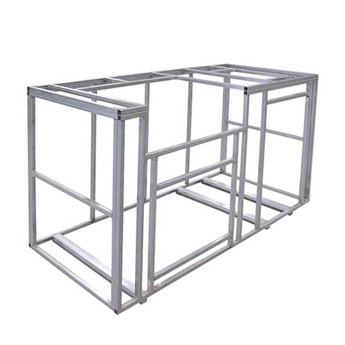 Constructed from commercial-grade 16-gauge galvanized steel. Using Hardibacker Ceramic Tile backboard for added durability and moisture resistance.