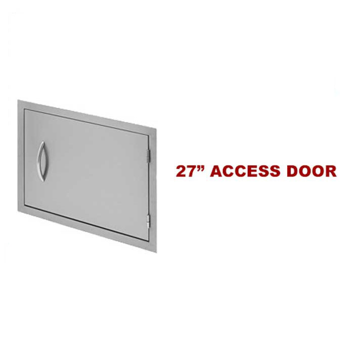 Comes standard with a centralized 27" Access door depending on the model that you choose.