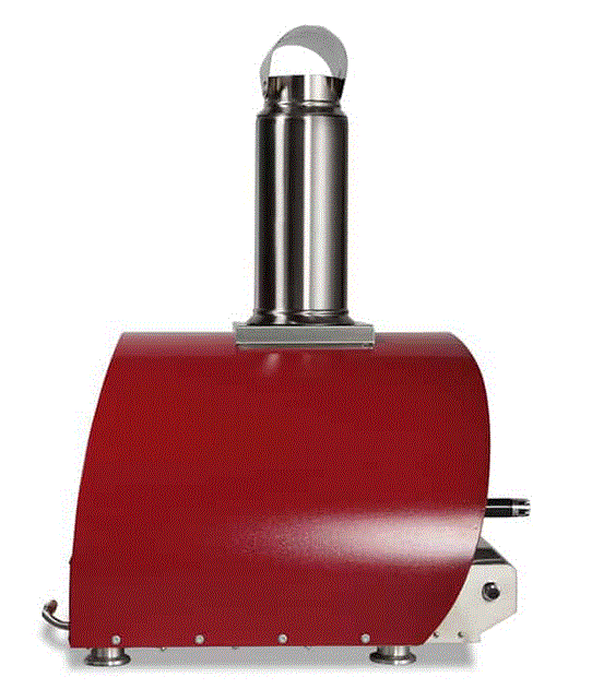Coyote 30-inch Hybrid Pizza Oven - Red - Side View