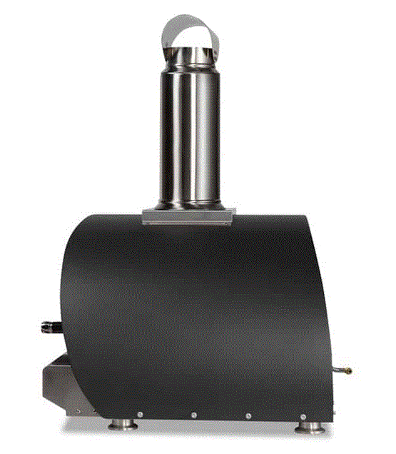 Coyote 30-inch Hybrid Pizza Oven - Black - Side View