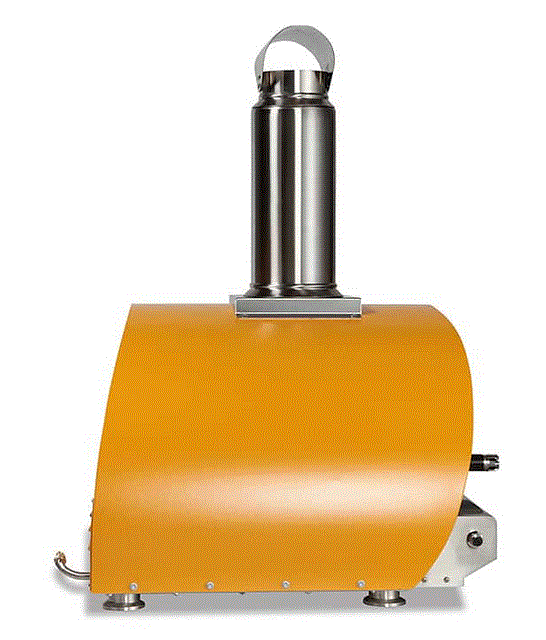 Coyote 30-inch Hybrid Pizza Oven - Yellow - Side View