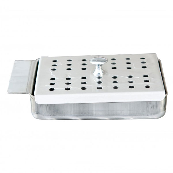 Lion Smoker Box - Stainless Steel - 49285 - BackyardPatioOasis