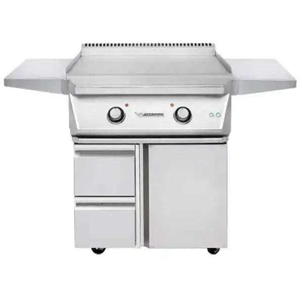 Twin Eagles 30" 2 Drawer Grill Cart Base - TEGB30SD-B - BackyardPatioOasis