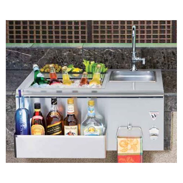 Twin Eagles 30" Outdoor Beverage Center w/Sink - Stainless Steel - TEOB30-B - BackyardPatioOasis