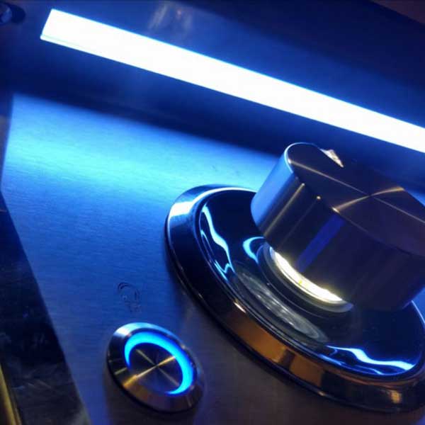 Twin Eagles 54-Inch Super Premium Eagle One Grill Knob Lighting