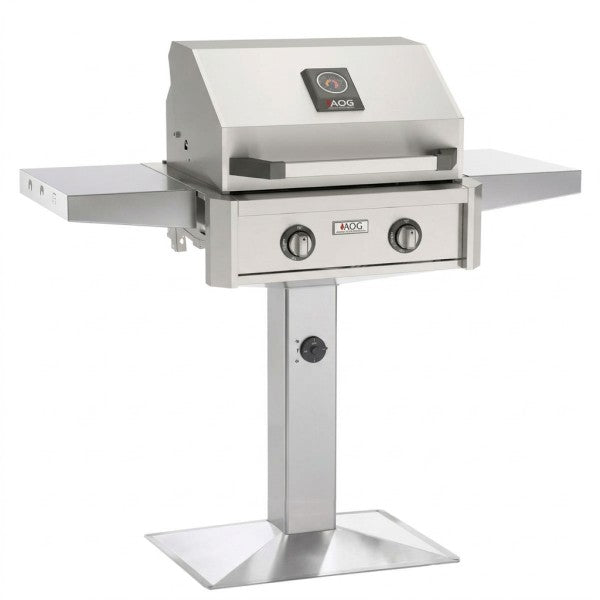AOG 24" patio post base in use