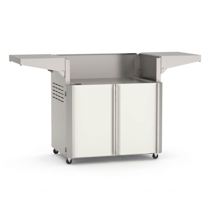 AOG 24" portable grill cart base in white door panels