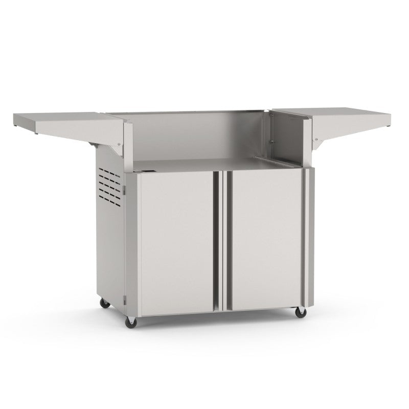 AOG 24" portable grill cart base in stainless steel