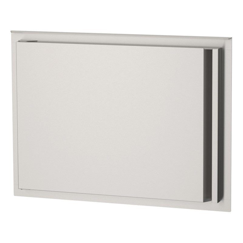 AOG 17" x 24" horizontal access door in stainless steel - Left Hinge