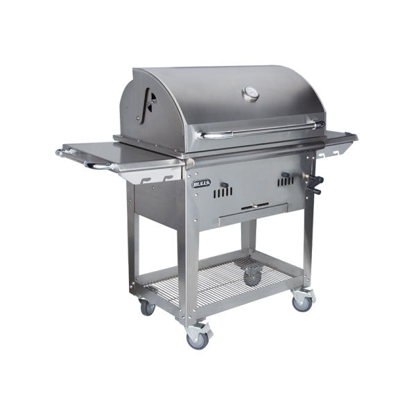 Bison Premium Charcoal Cart -88000 - Angle View - BackyardPatioOasis