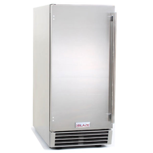 Blaze 15" Outdoor 50 LB. Ice Maker with Gravity Drain - BLZ-ICEMKR-50GR - BackyardPatioOasis