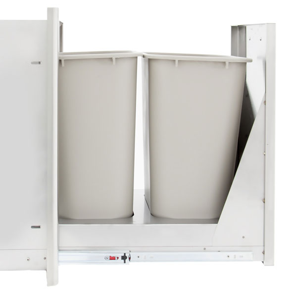 Blaze 20" Roll-Out Double Trash or Recycling Drawer - BLZ-TREC-DRW-H - BackyardPatioOasis