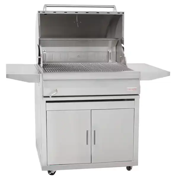 Blaze 32-Inch Built-In Charcoal Grill - BLZ-4-CHAR - BackyardPatioOasis