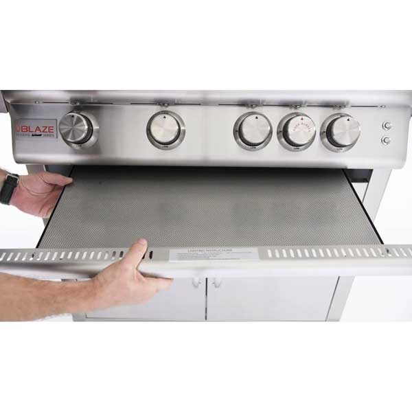 Blaze 4-Burner Grill Drip Pan Flame Guard - BLZ-4-DPFG - BackyardPatioOasis