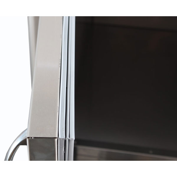 Blaze Stainless Steel Sealed Dry Storage Cabinet with Shelf - BackyardPatioOasis