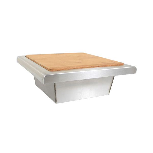 Blaze 15-Inch Trash Chute With Cutting Board - BLZ-TRC-CB - BackyardPatioOasis