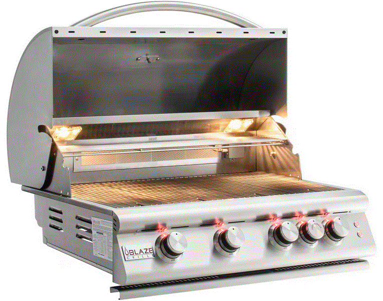 Blaze 40-Inch LTE PRO Series 5-Burner Gas Grill - BLZ-5LTEPRO - BackyardPatioOasis