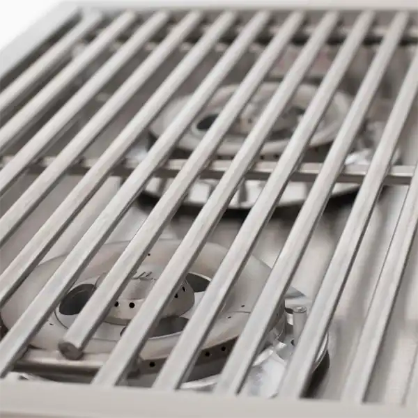 Bull Slide-In Double Side Burner - Cooking Grate - BackyardPatioOasis