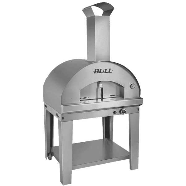 Bull Freestanding Gas Fired Pizza Oven - Italian Made - 77652 - BackyardPatioOasis