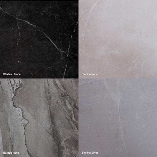 Countertop Finishes - Finish your countertop with granite, porcelain or natural stone tile.