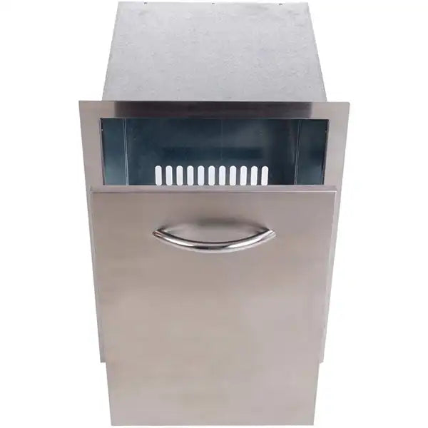 Cal Flame Propane Tank / Trash Bin - BBQ07857P - Open View