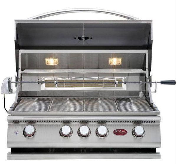 Cal Flame 32" P Series 4-Burner Gas Grill - Open View