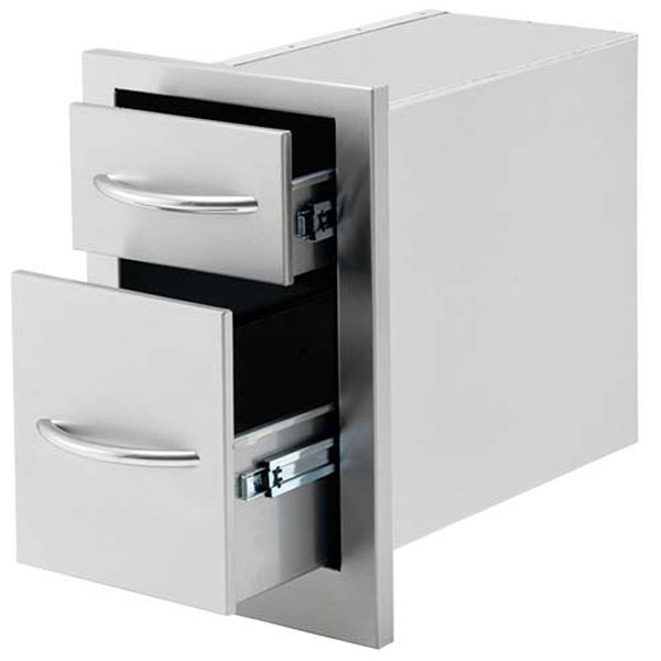 Cal Flame Deep 2 Drawer Storage