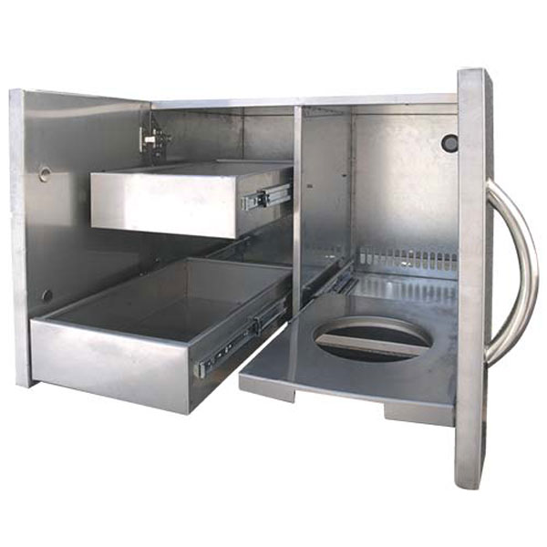 Cal Flame 30-Inch Door & Drawer Combo - BBQ11840P-30 | Perfect for Outdoor Kitchens - BackyardPatioOasis