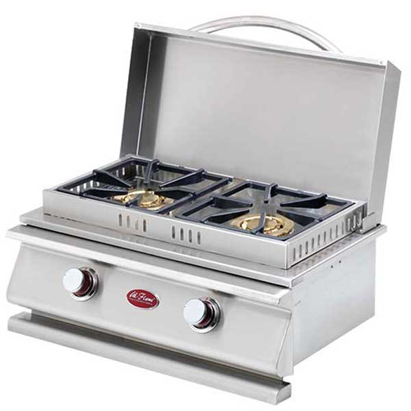 Cal Flame Deluxe Built-In Double Side By Side Burner