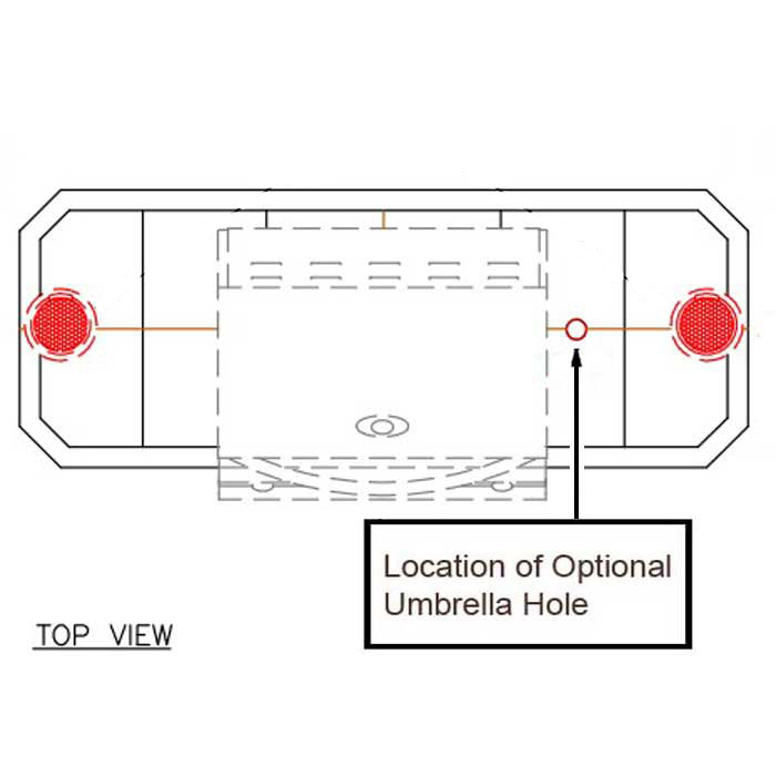 Optional Umbrella Hole
