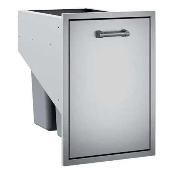 Delta Heat 18-Inch Tall Double Trash Drawer angle view