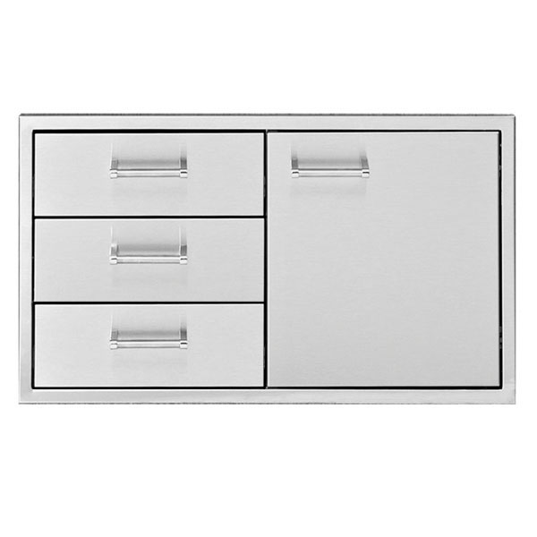 Delta Heat 30" Door/Three Drawer Combo