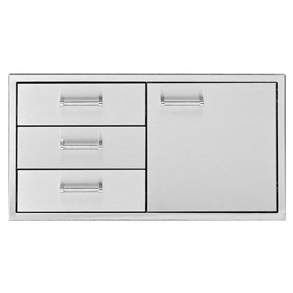 Delta Heat 36" Door/Three Drawer Combo